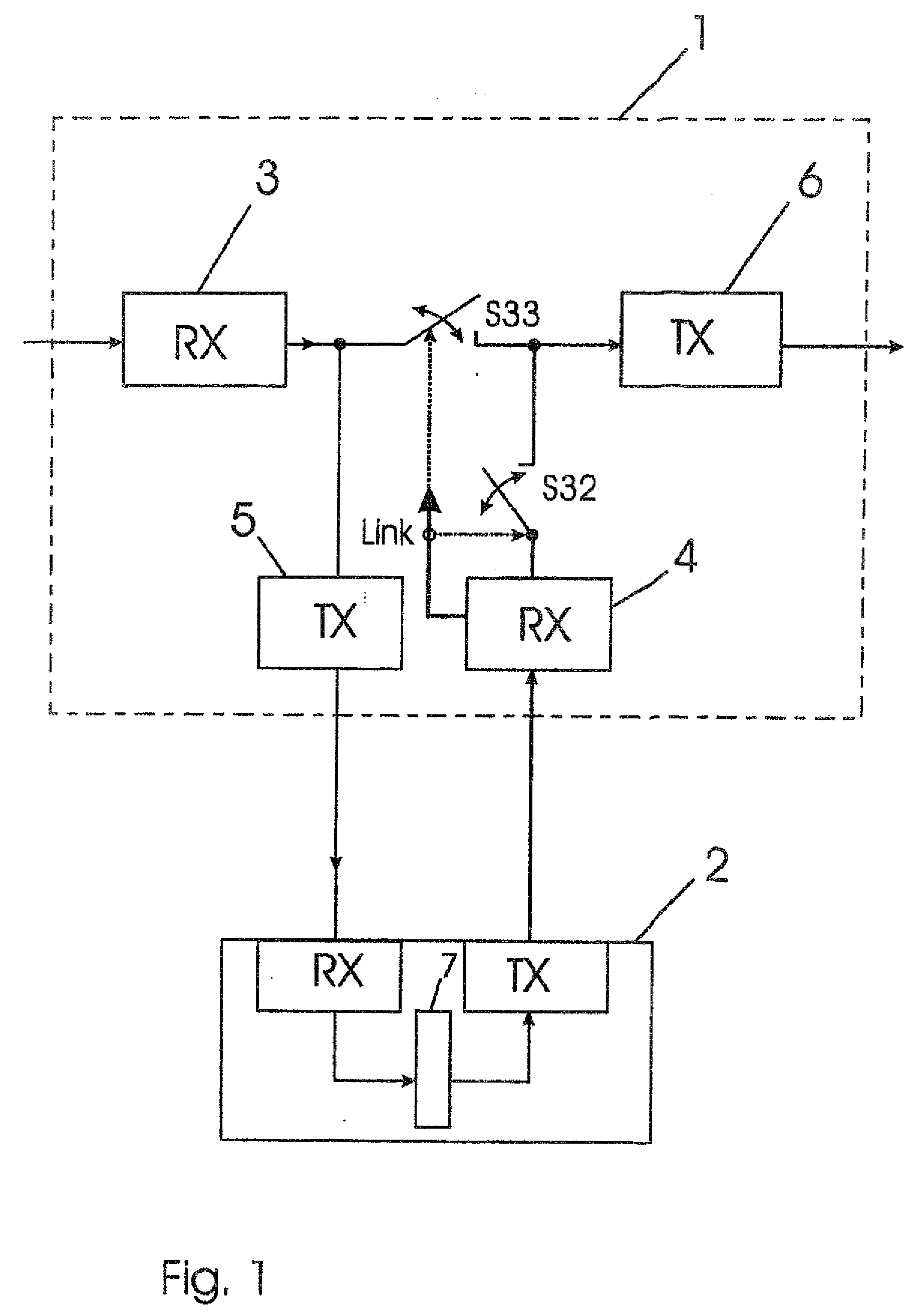 Breakdown and Decoupling Tolerant Communications Network, a Data Path Switching Device and a Corresponding Method