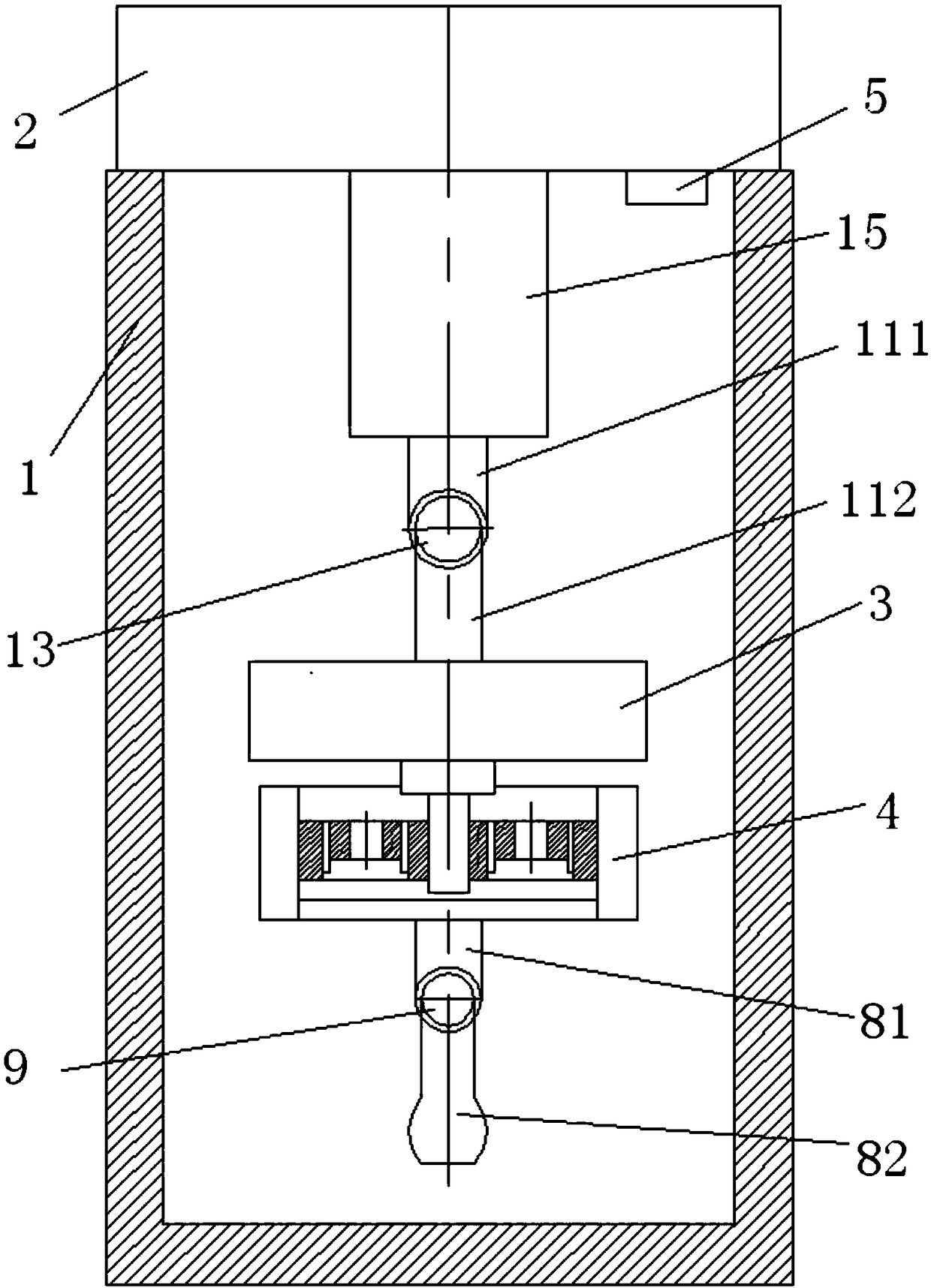 Stirring device for chemical engineering