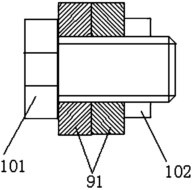 Stirring device for chemical engineering