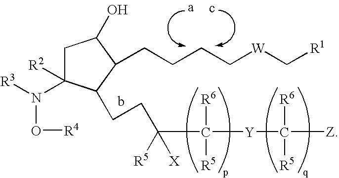 Compositions and methods for treating hair loss using oximyl and hydroxylamino prostaglandins