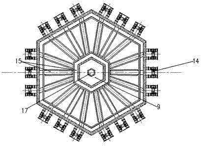 Multi-angle multi-surface multi-layer 360-degree air-supplying sinter ore cooling tower