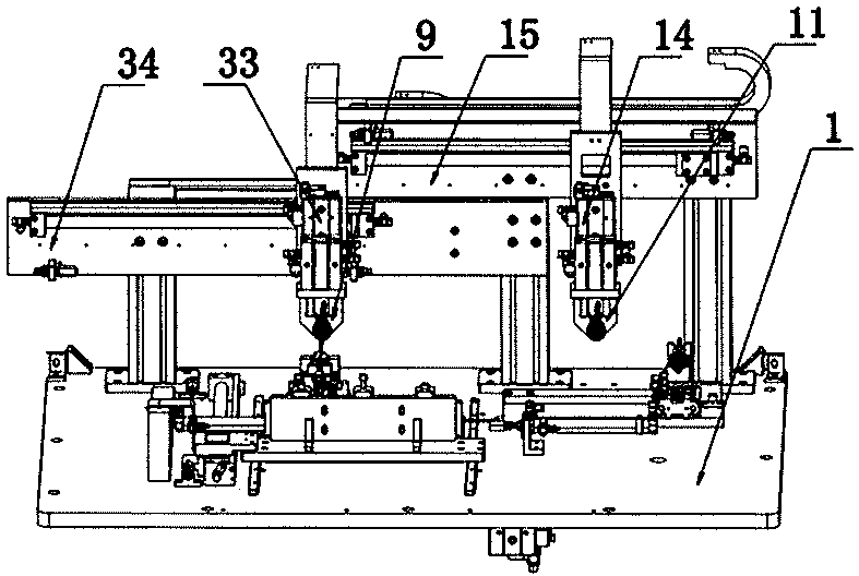 An automatic car lift motor rotor shaft knurling feeding device