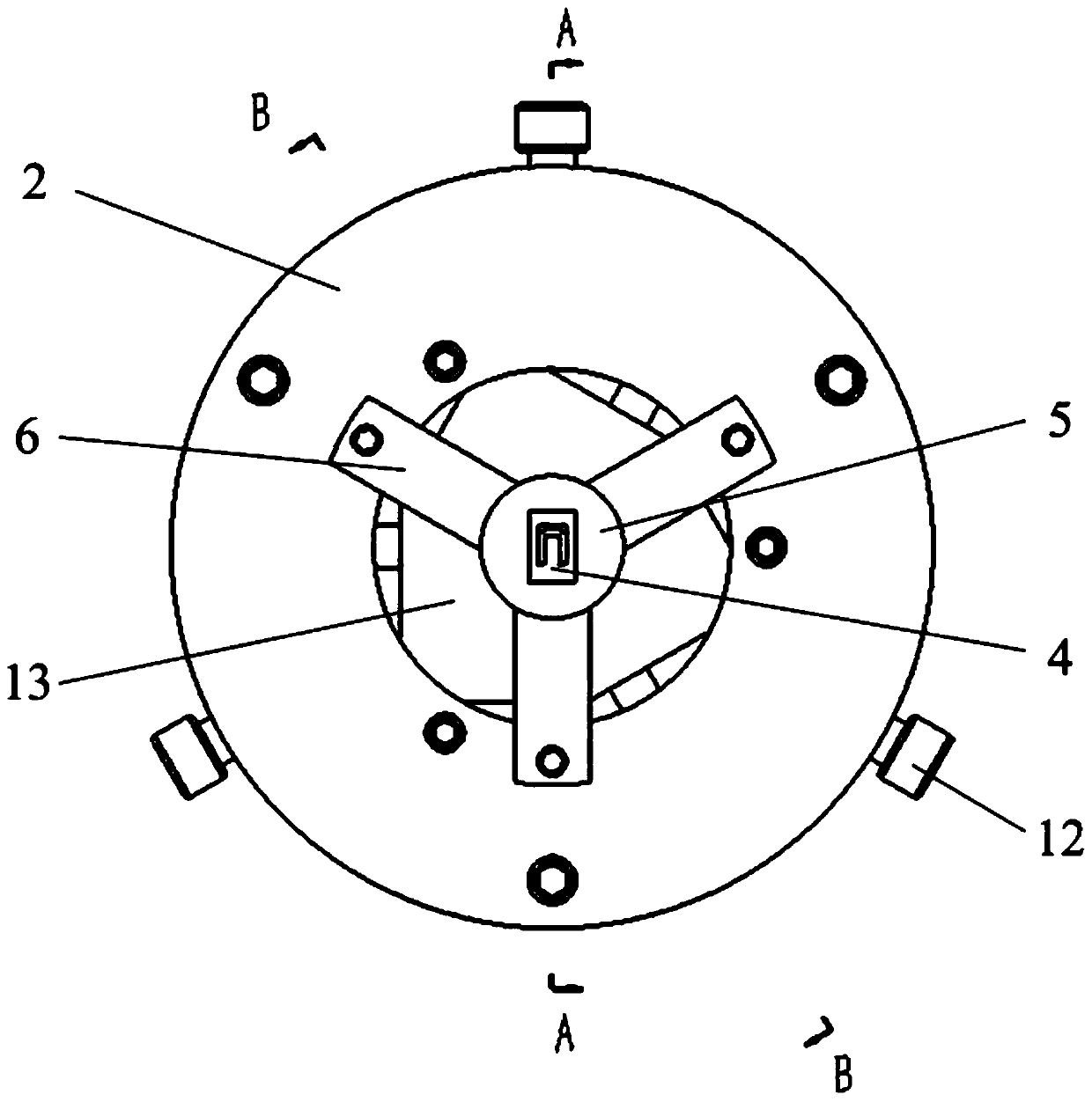 A three-axis excitation device that can load impact loads on mems microstructures