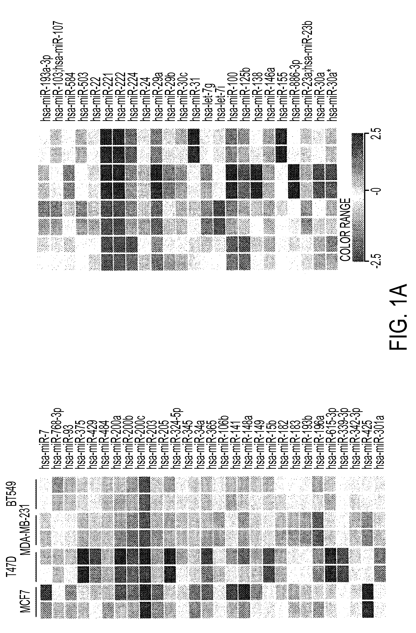 MiRNAs dysregulated in triple-negative breast cancer