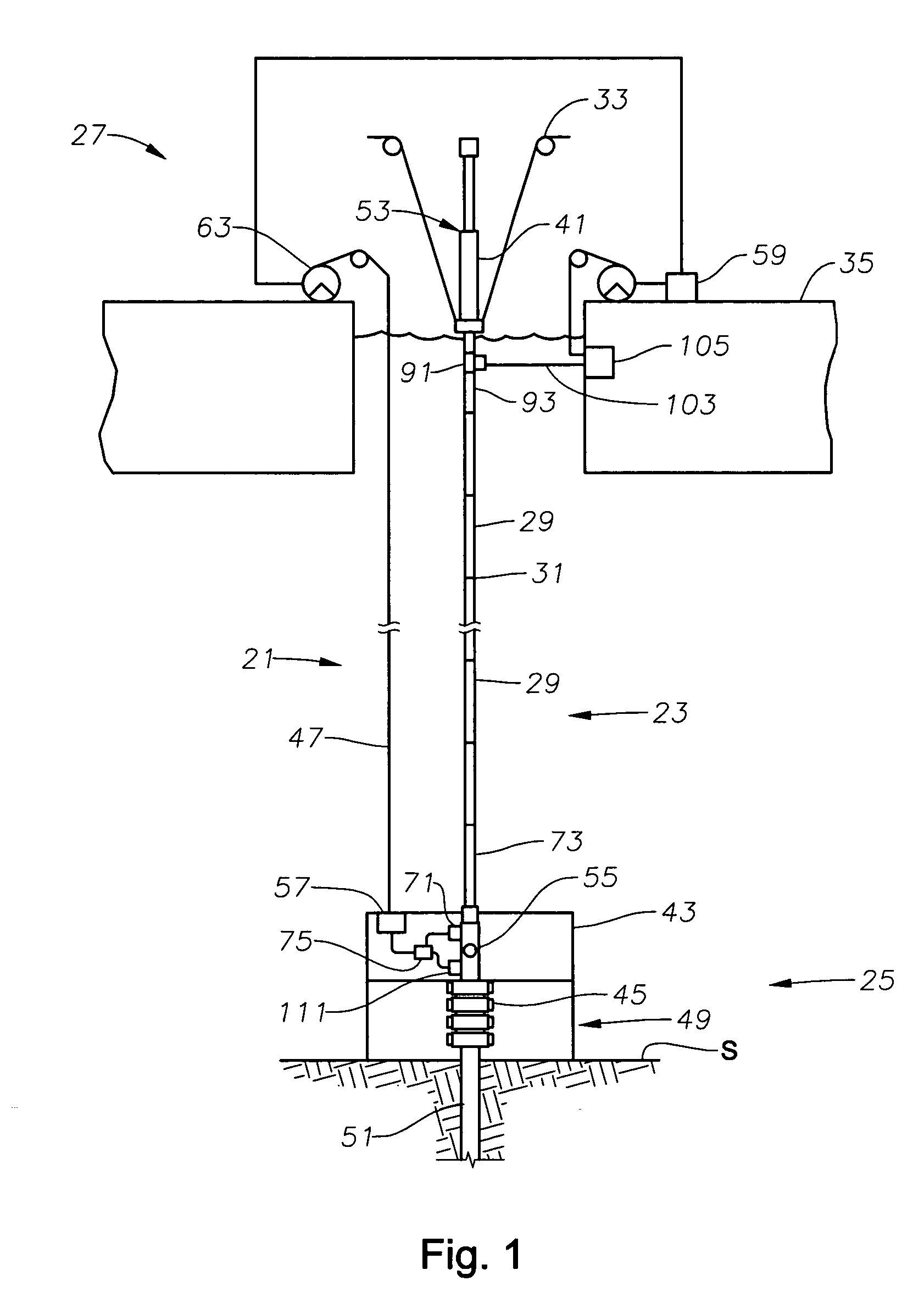 System for sensing riser motion