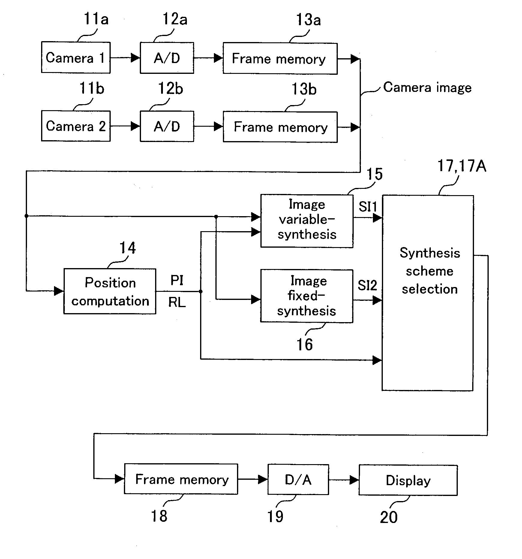 Vehicle surroundings monitoring device, and image production method/program