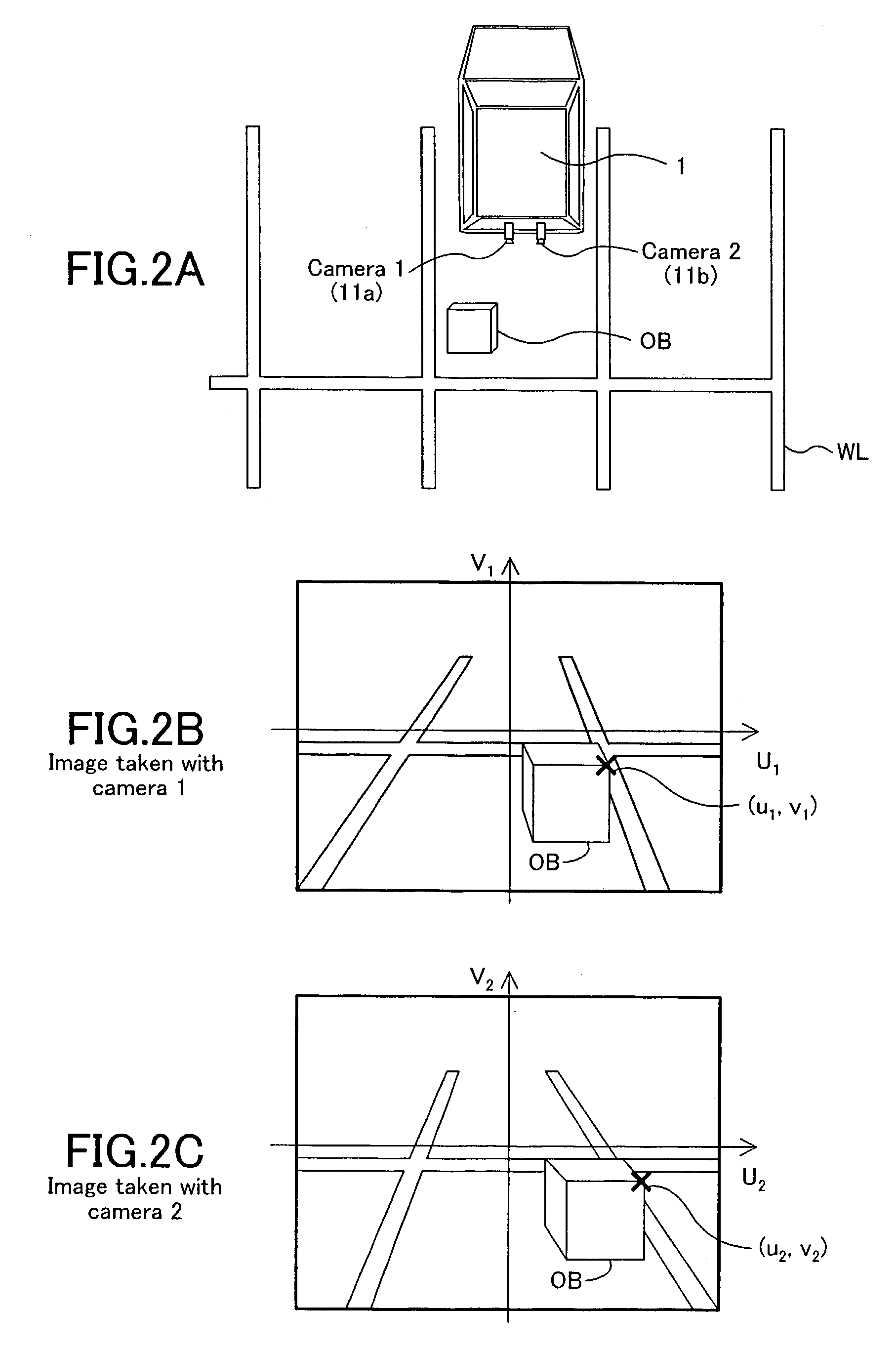 Vehicle surroundings monitoring device, and image production method/program