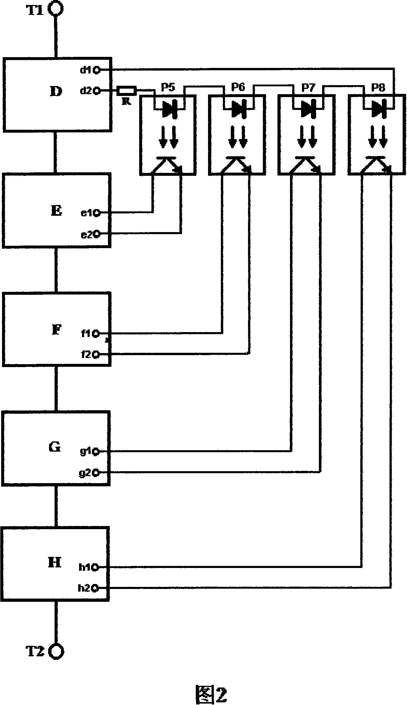 Linkage device for AC two-wire type solid state switch