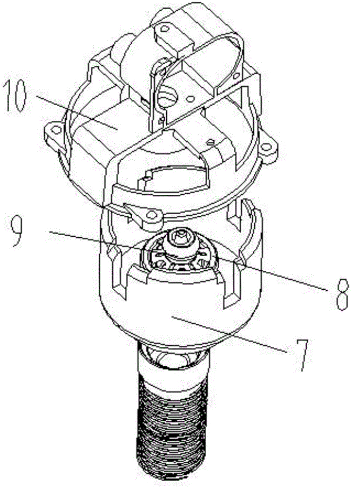 Automatic assembly mechanism of gear oil injector box body