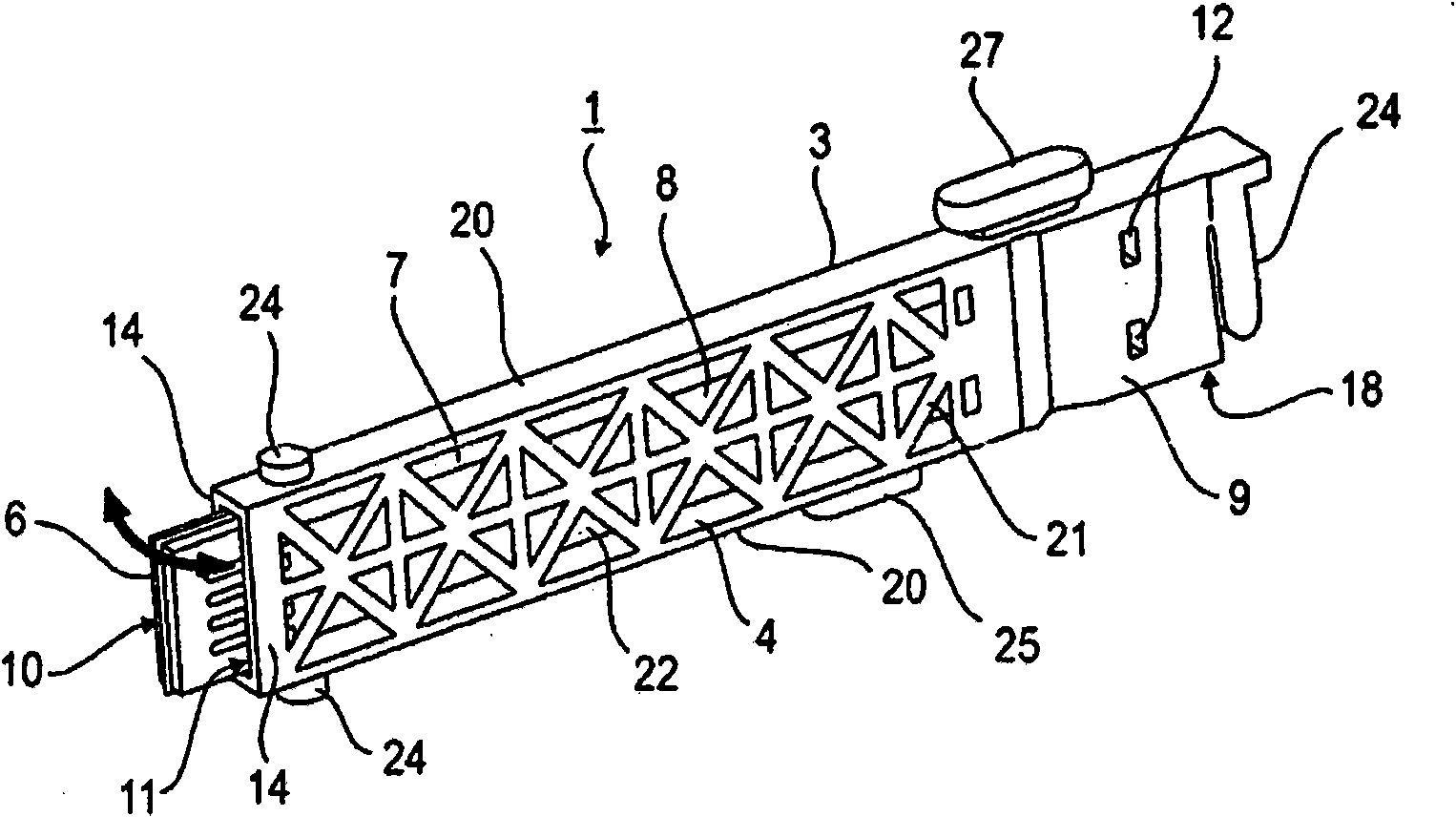 Bending actuator element and bending actuator module