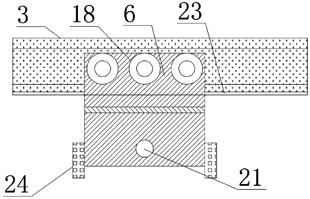 Hauling translation device based on optical fiber laser