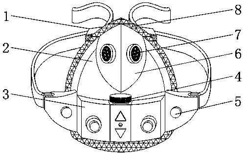 Mouth nursing device for emergency and severe diseases