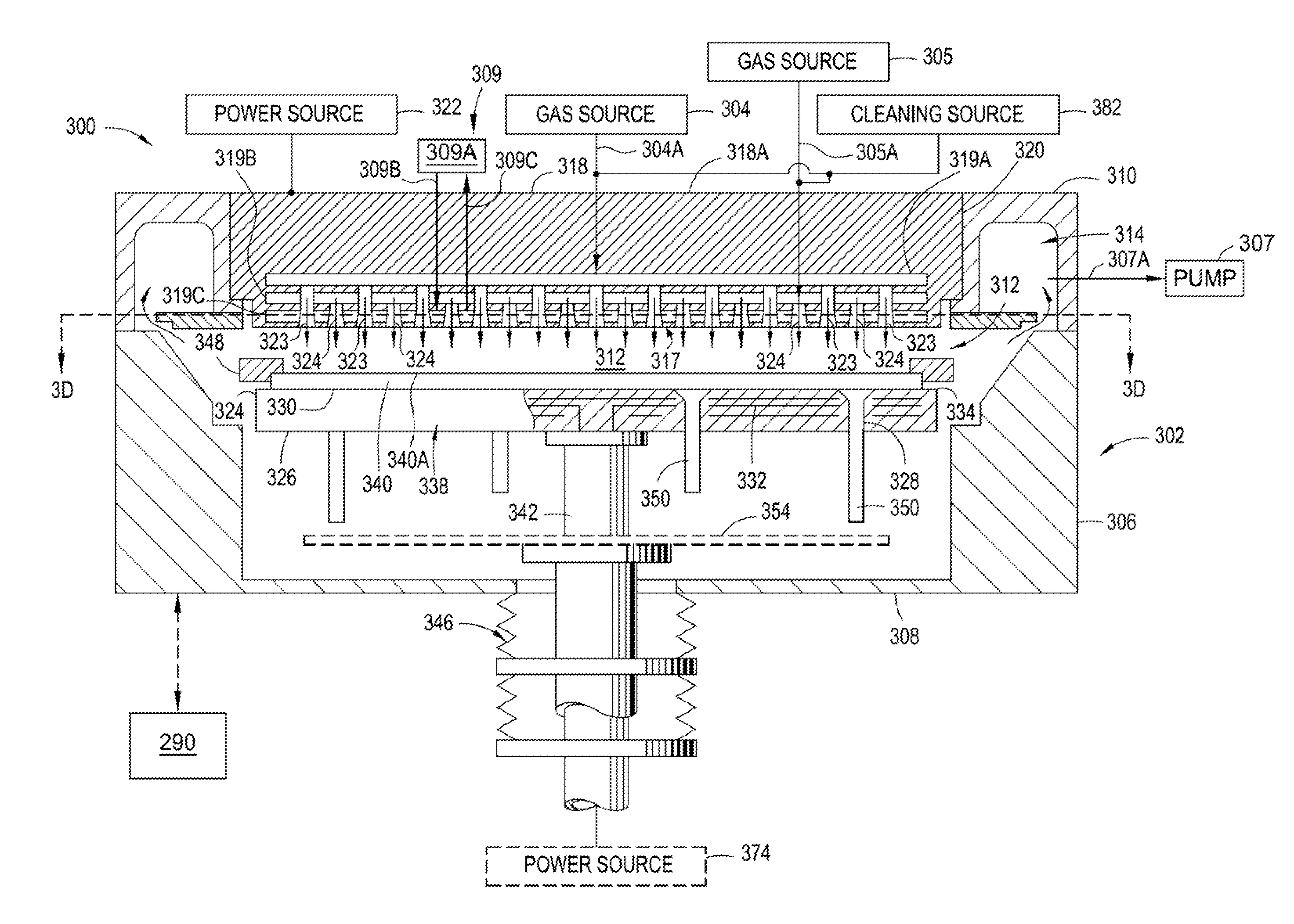 Apparatus and method of forming an indium gallium zinc oxide layer