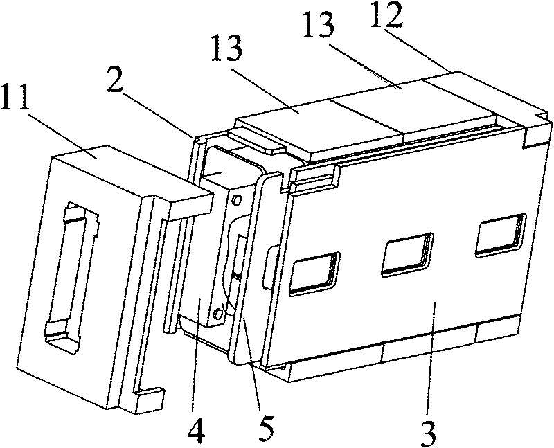 Electronic release bracket of electronic low pressure circuit breaker