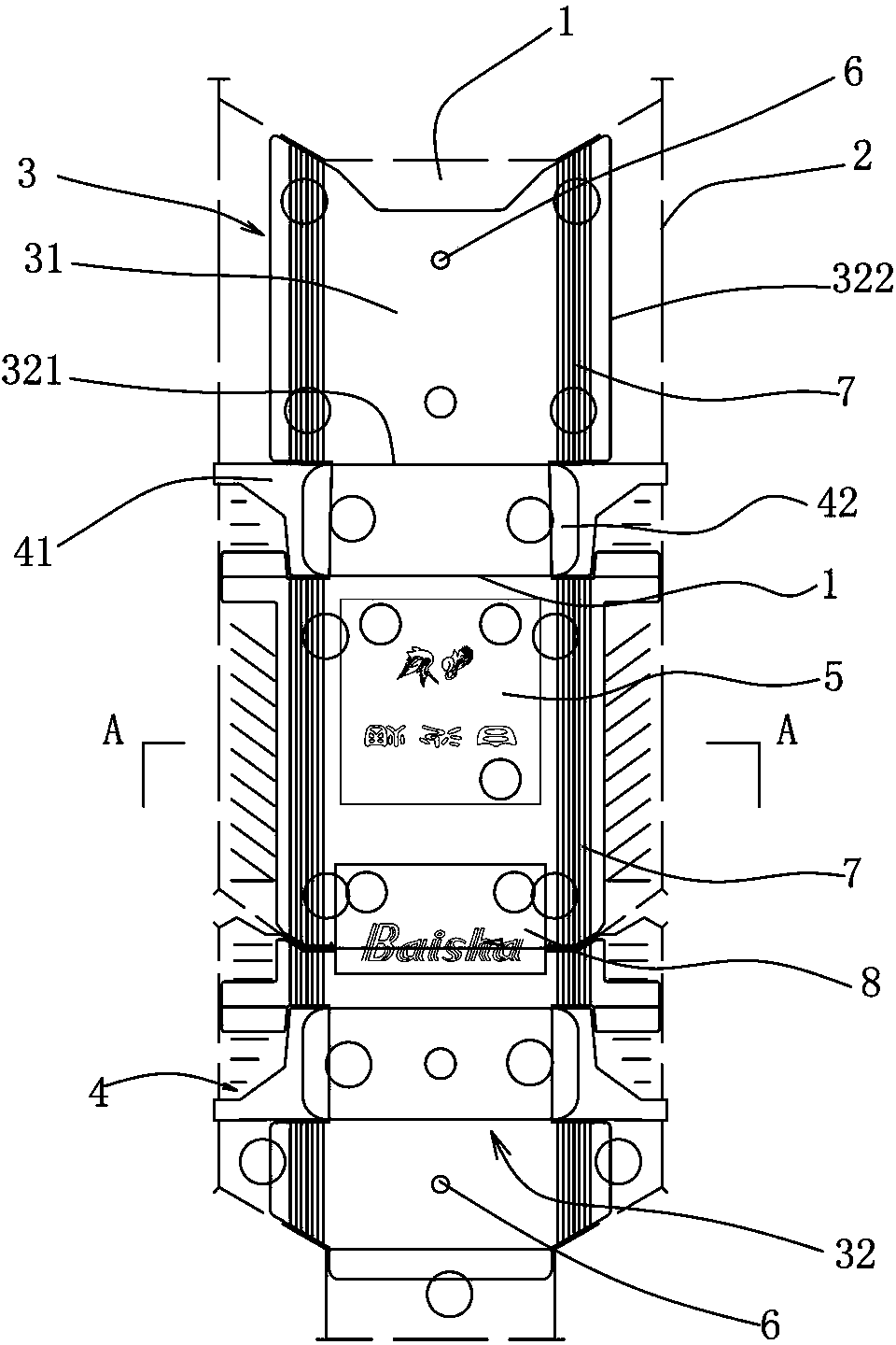 Die-cutting upper cutting die and manufacturing method thereof