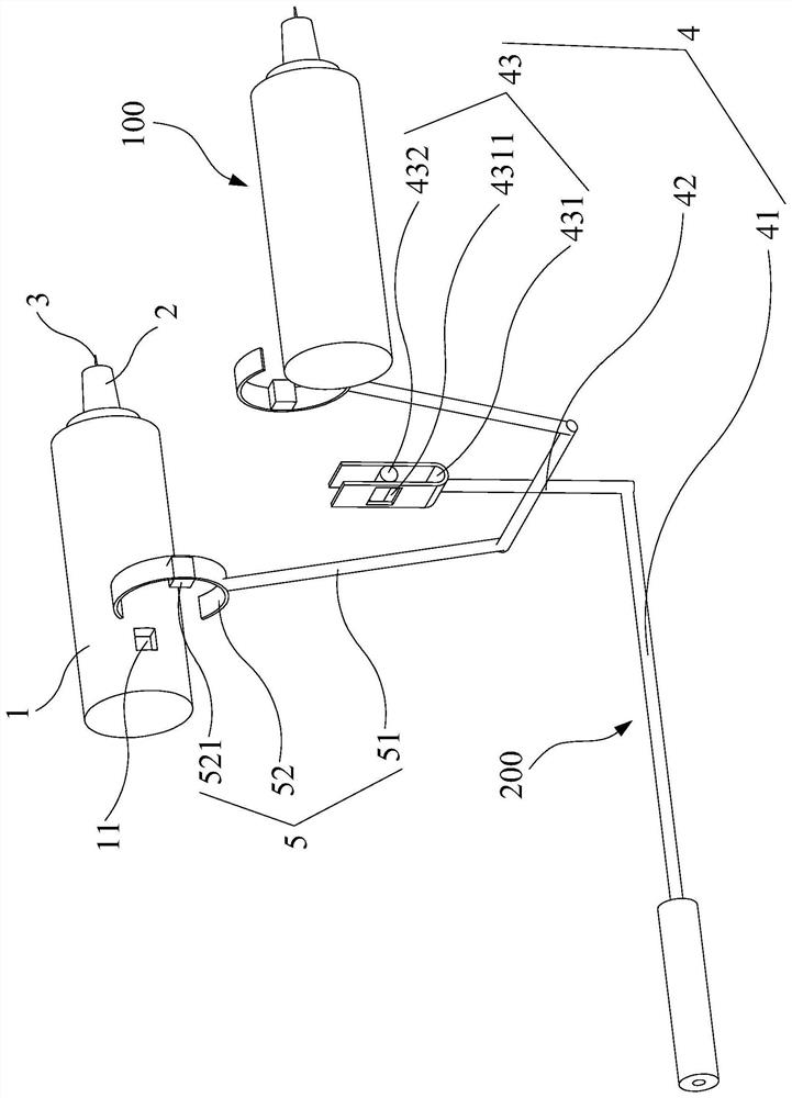 Marker pen for implanting astigmatism correction type intraocular lens