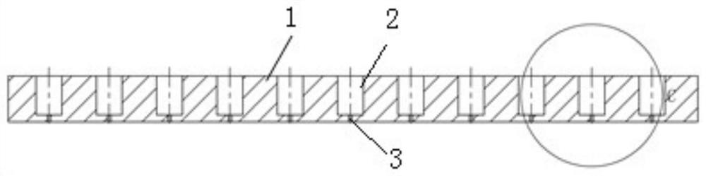 Counter bore type micro-perforated plate applied to water medium, micro-perforated sound absorption structure and sound absorption coefficient calculation method of micro-perforated sound absorption structure