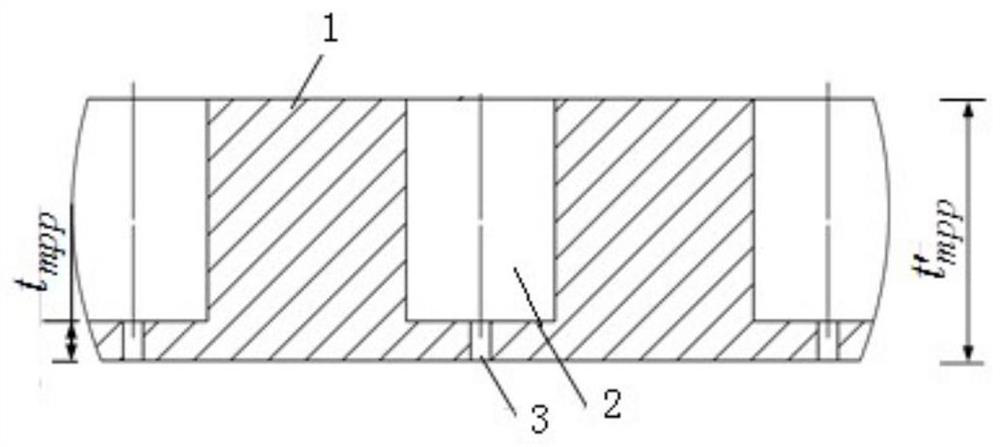 Counter bore type micro-perforated plate applied to water medium, micro-perforated sound absorption structure and sound absorption coefficient calculation method of micro-perforated sound absorption structure