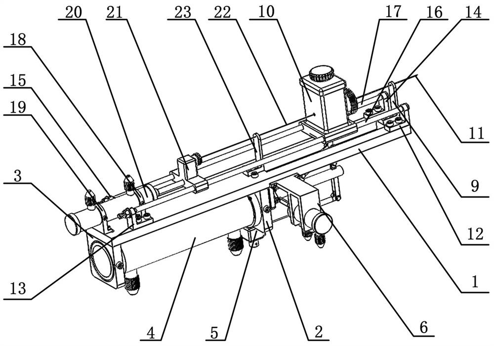 Pneumatic prostate particle implantation mechanism