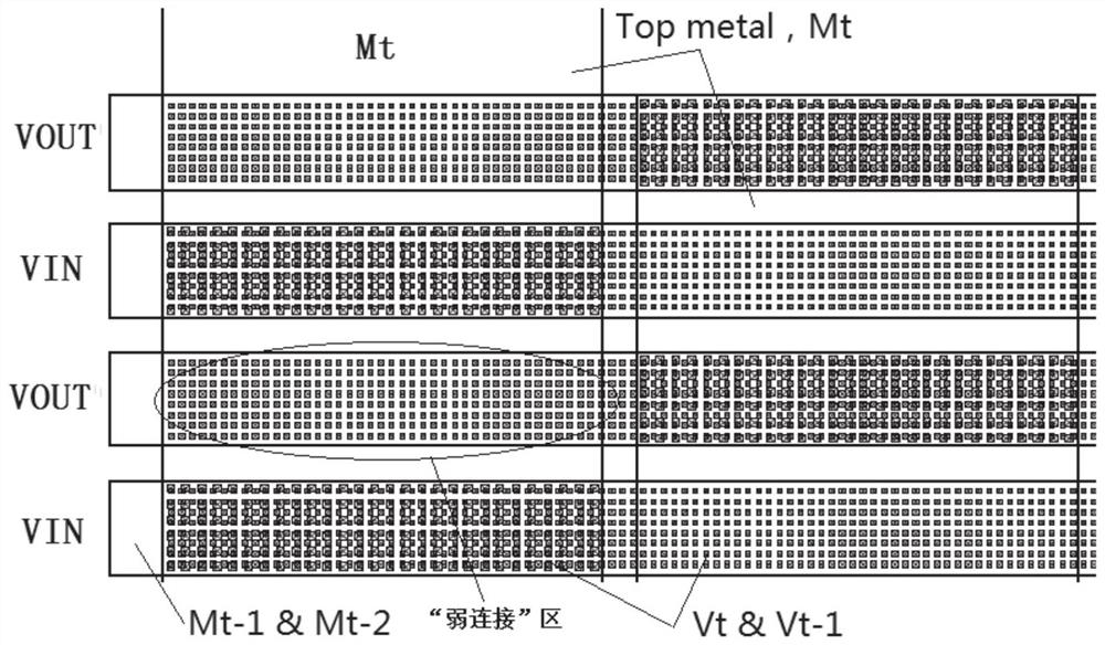 Method for designing metal connecting wires in power device layout