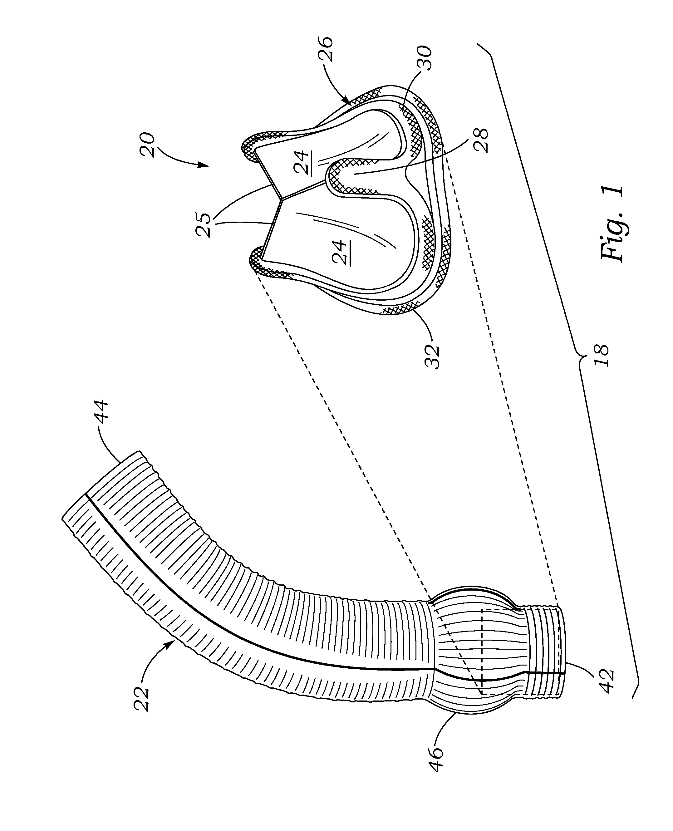 Aortic valve and conduit graft implant tool