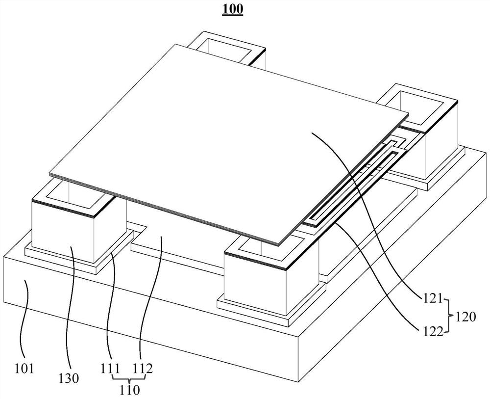 Infrared detector mirror image pixel and infrared detector based on CMOS process