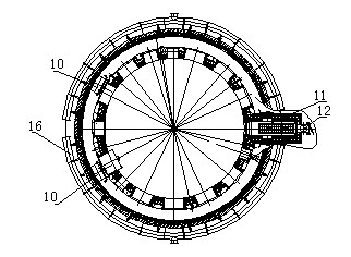 High-efficiency magnetic roasting boiling furnace