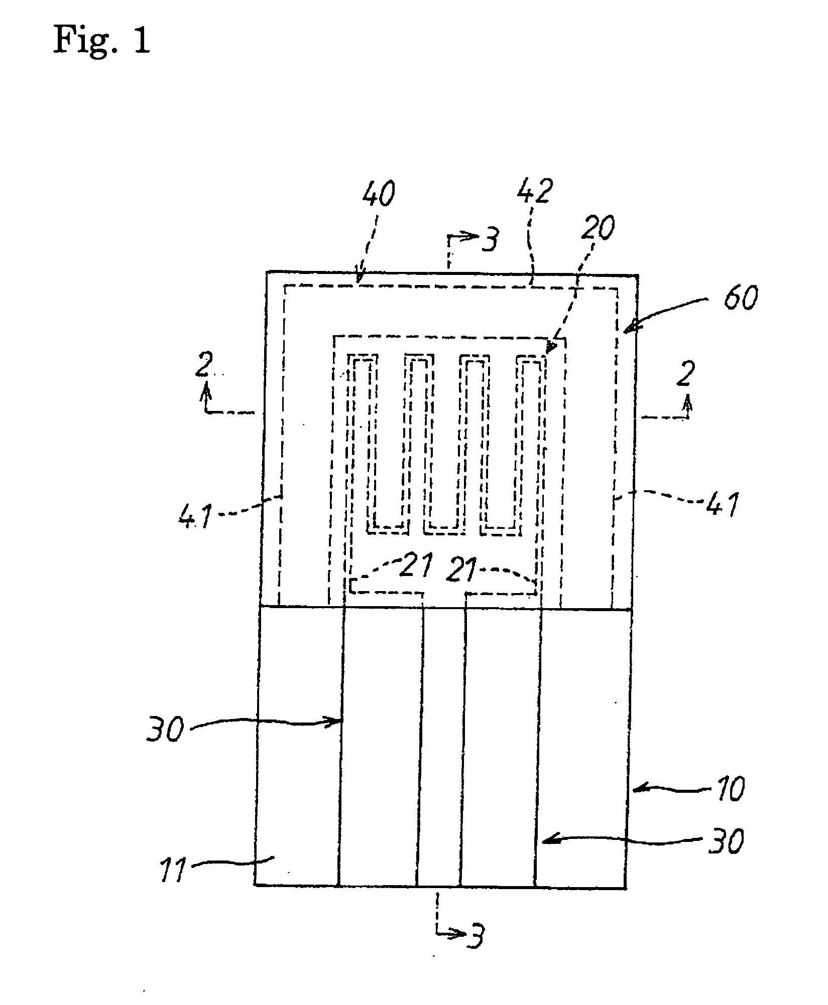 Platinum resistor temperature sensor