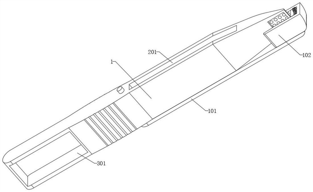 Implant scanning device for digital restoration of oral implant