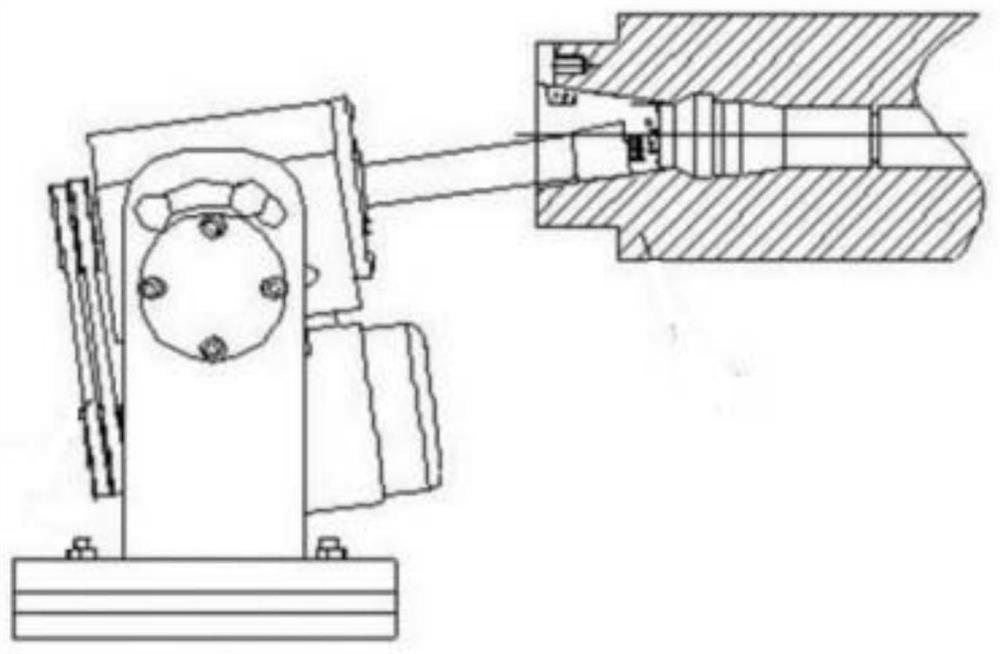 A method of repairing the taper hole of the main shaft using self-grinding device