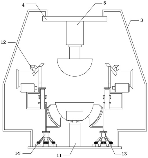 Double-phase carbon alloy steel end socket production equipment and method