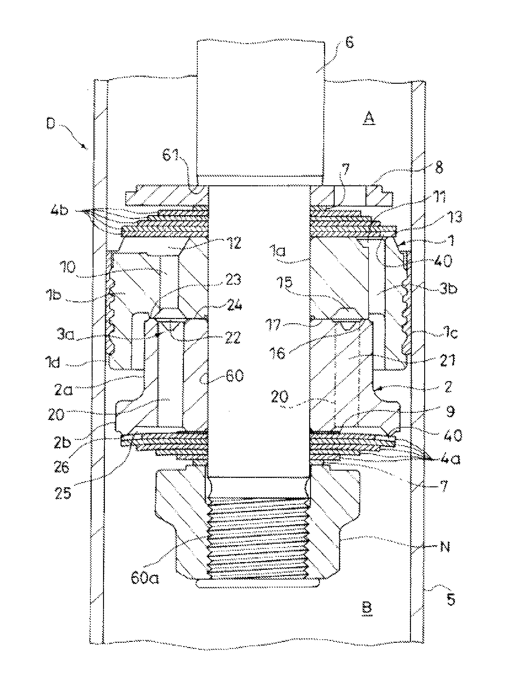 Damping valve for shock absorber