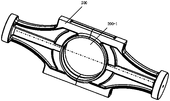 Piston type air compressor, motion conversion mechanism and vehicle air compressor