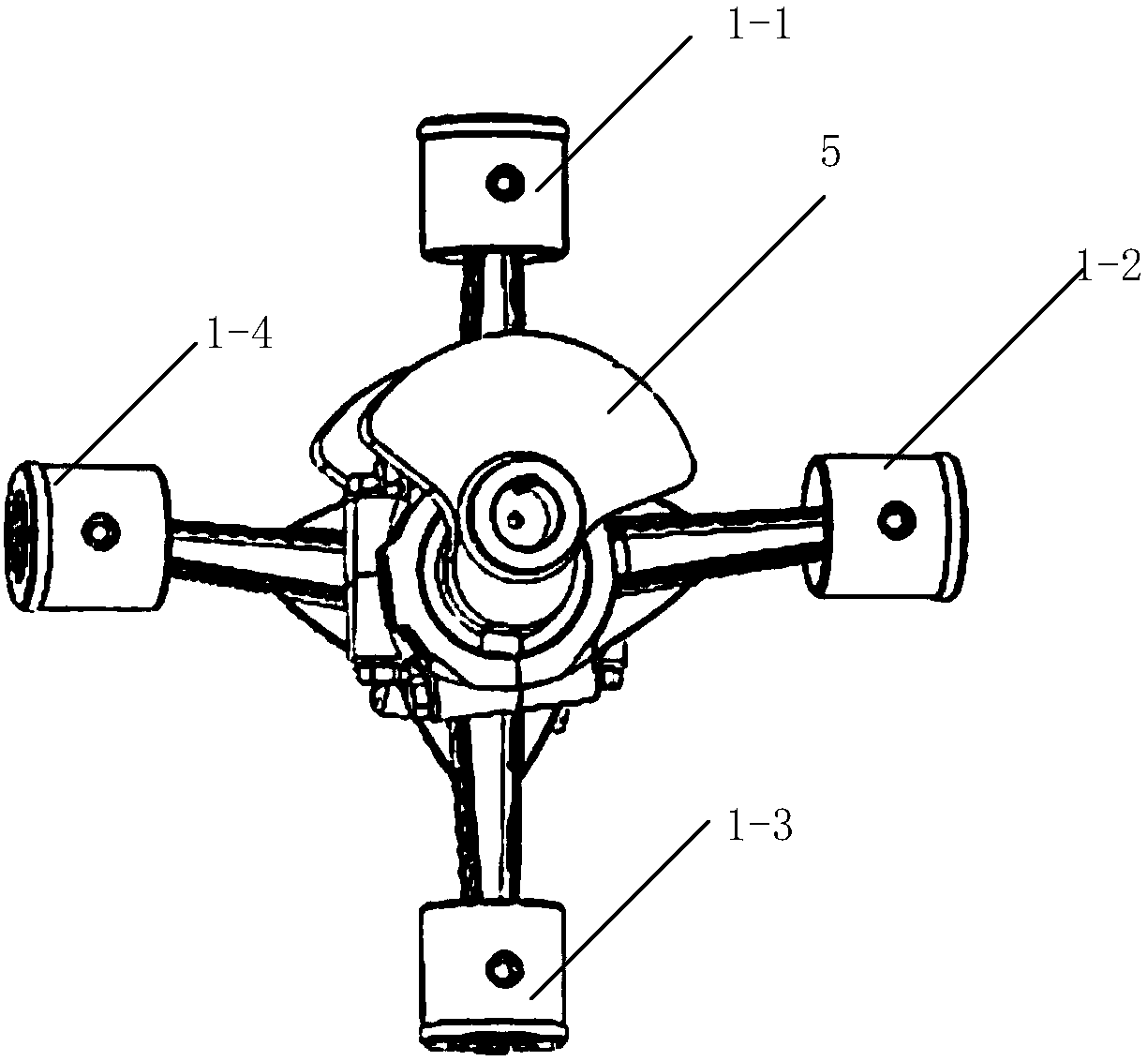 Piston type air compressor, motion conversion mechanism and vehicle air compressor