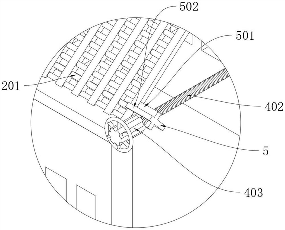 Environmentally-friendly sand-stone separation device for large-scale sand and soil loading