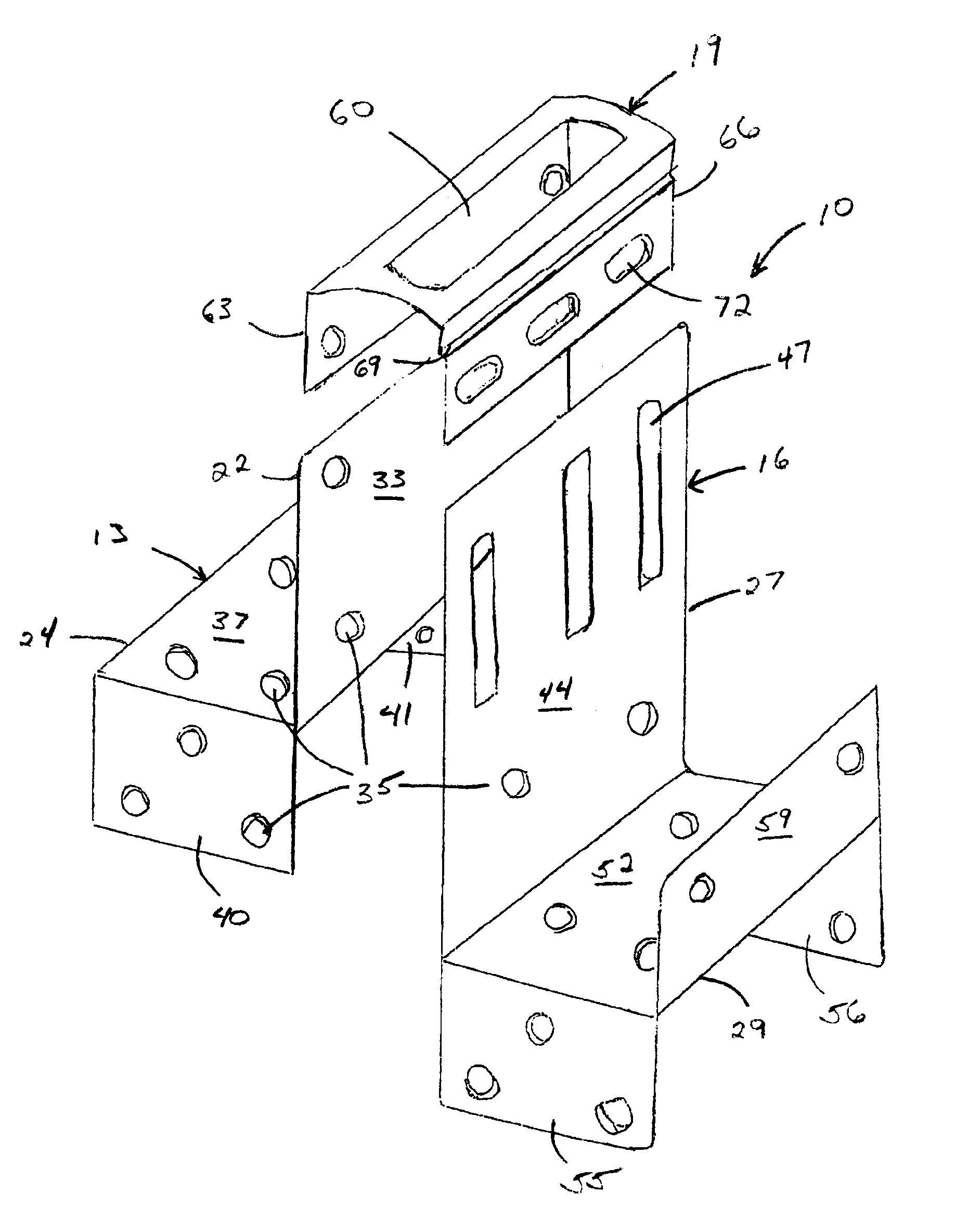 Tornado and hurricane roof tie