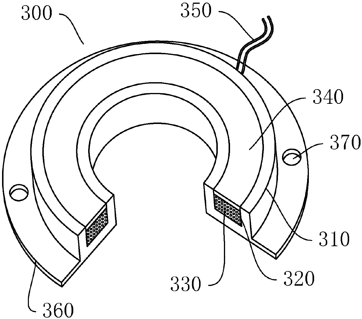 Spittoon rotation device