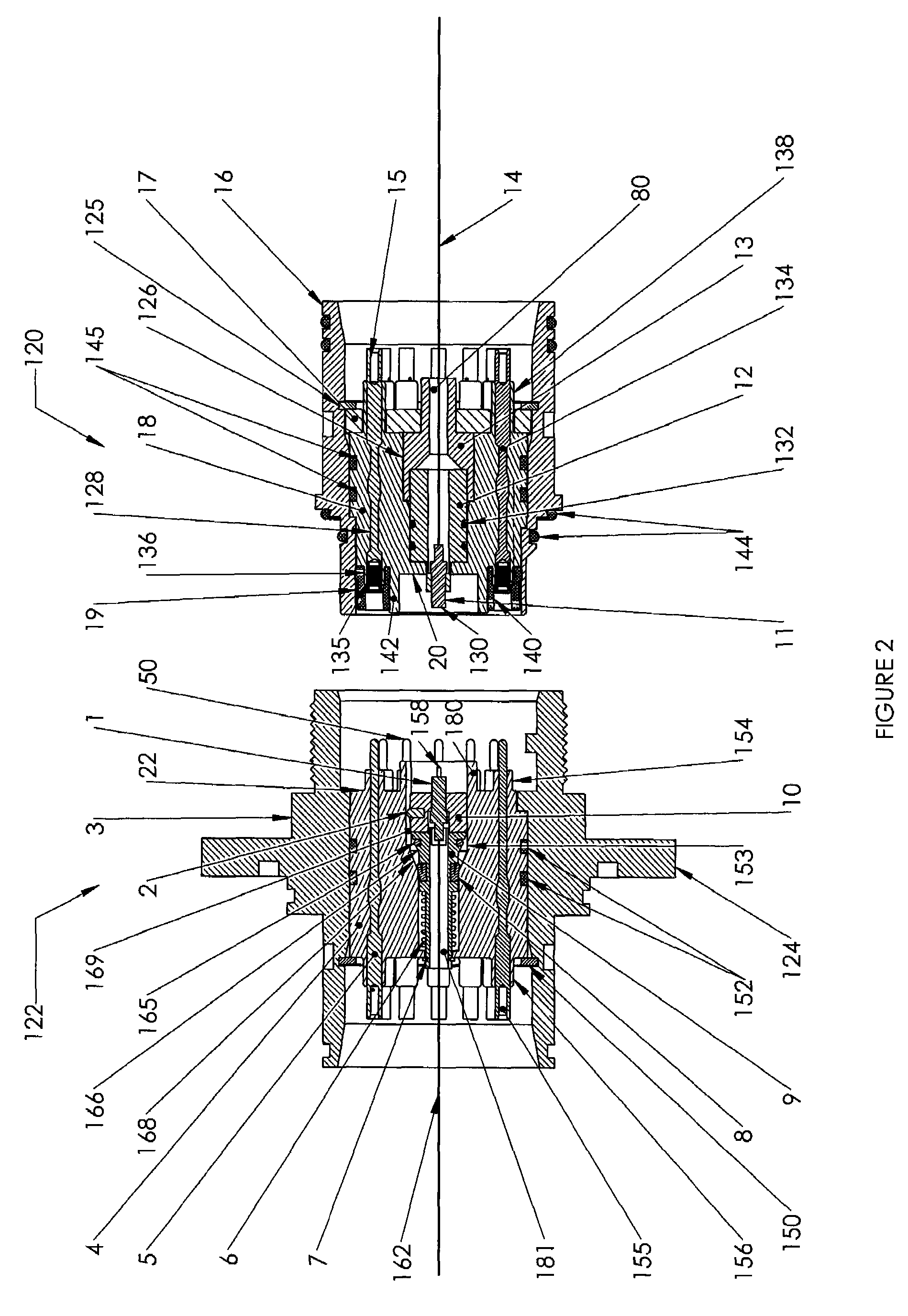 Dry mate connector