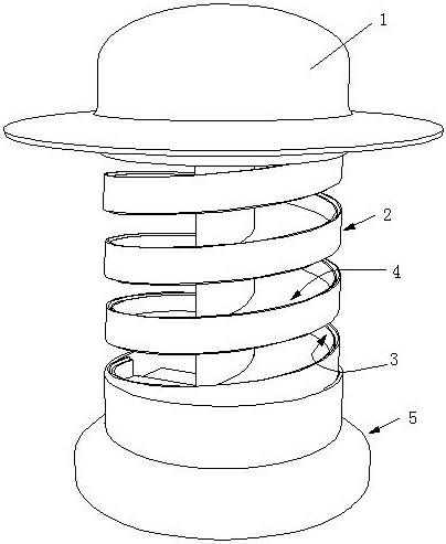 Spiral insect catching machine