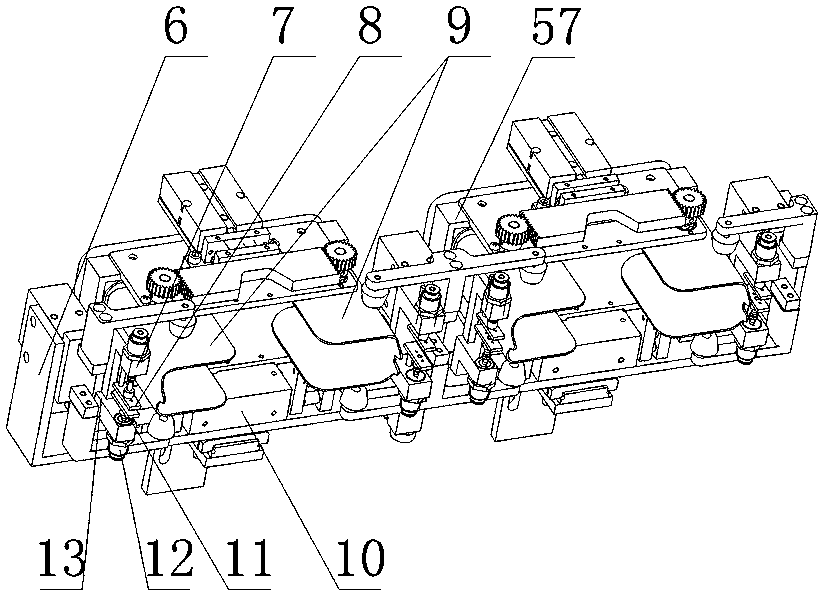 Roller feeding bagging machine