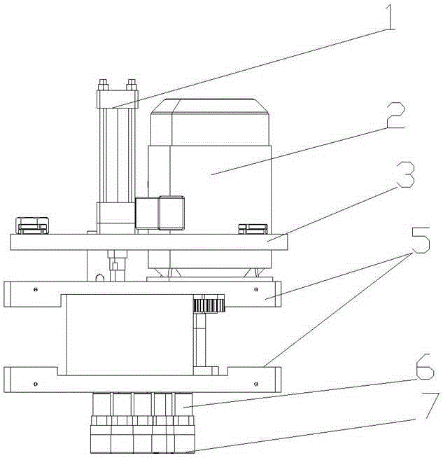 Tape surface embossing machine