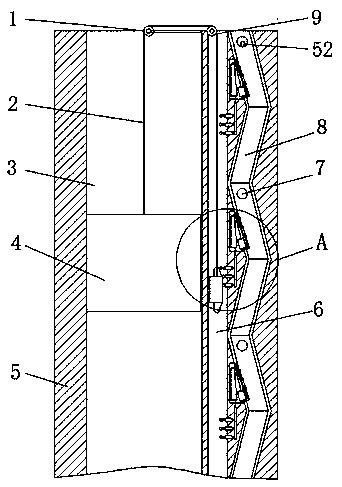 Garbage throwing device for high-rise residential buildings