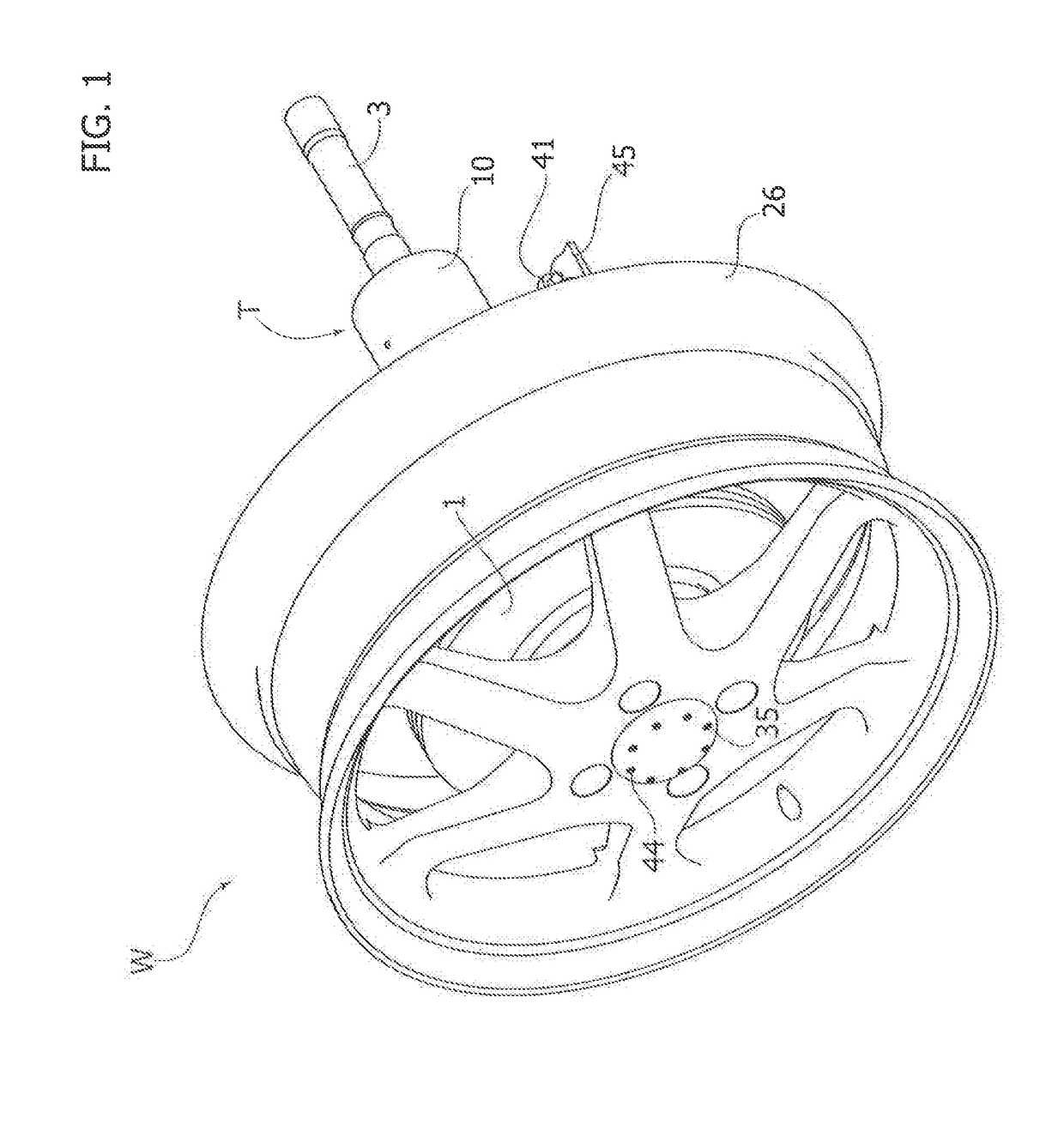 On-Board Centralized System For Regulating The Pressure Of The Tyres Of A Motor-Vehicle