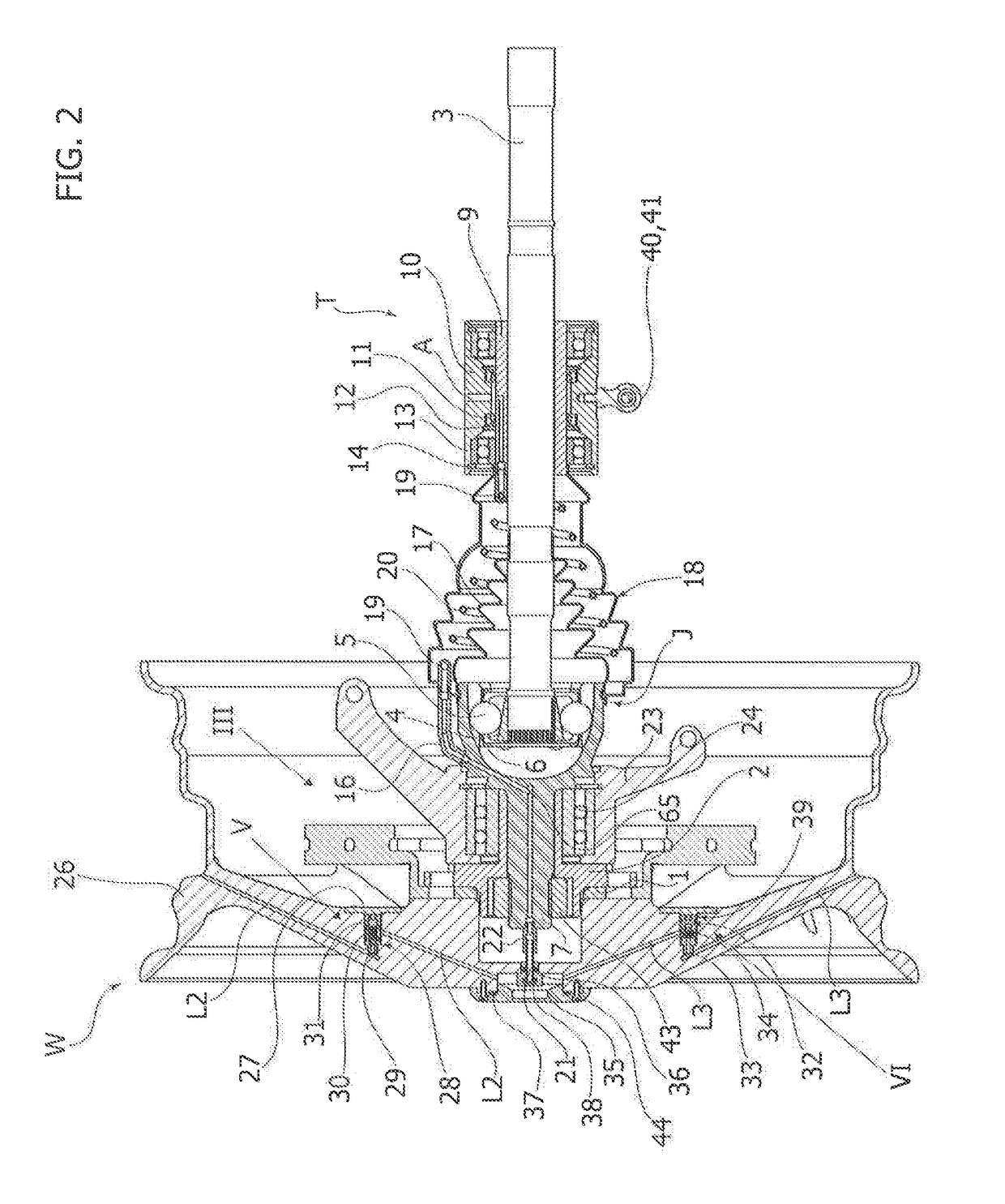 On-Board Centralized System For Regulating The Pressure Of The Tyres Of A Motor-Vehicle