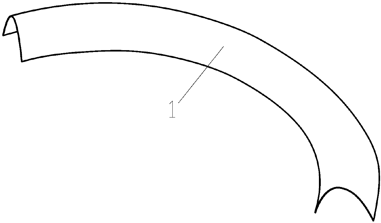 Aircraft engine lip low-half section drawing forming method