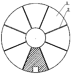 Composite insulator fitting buckle crimping die and its crimping process