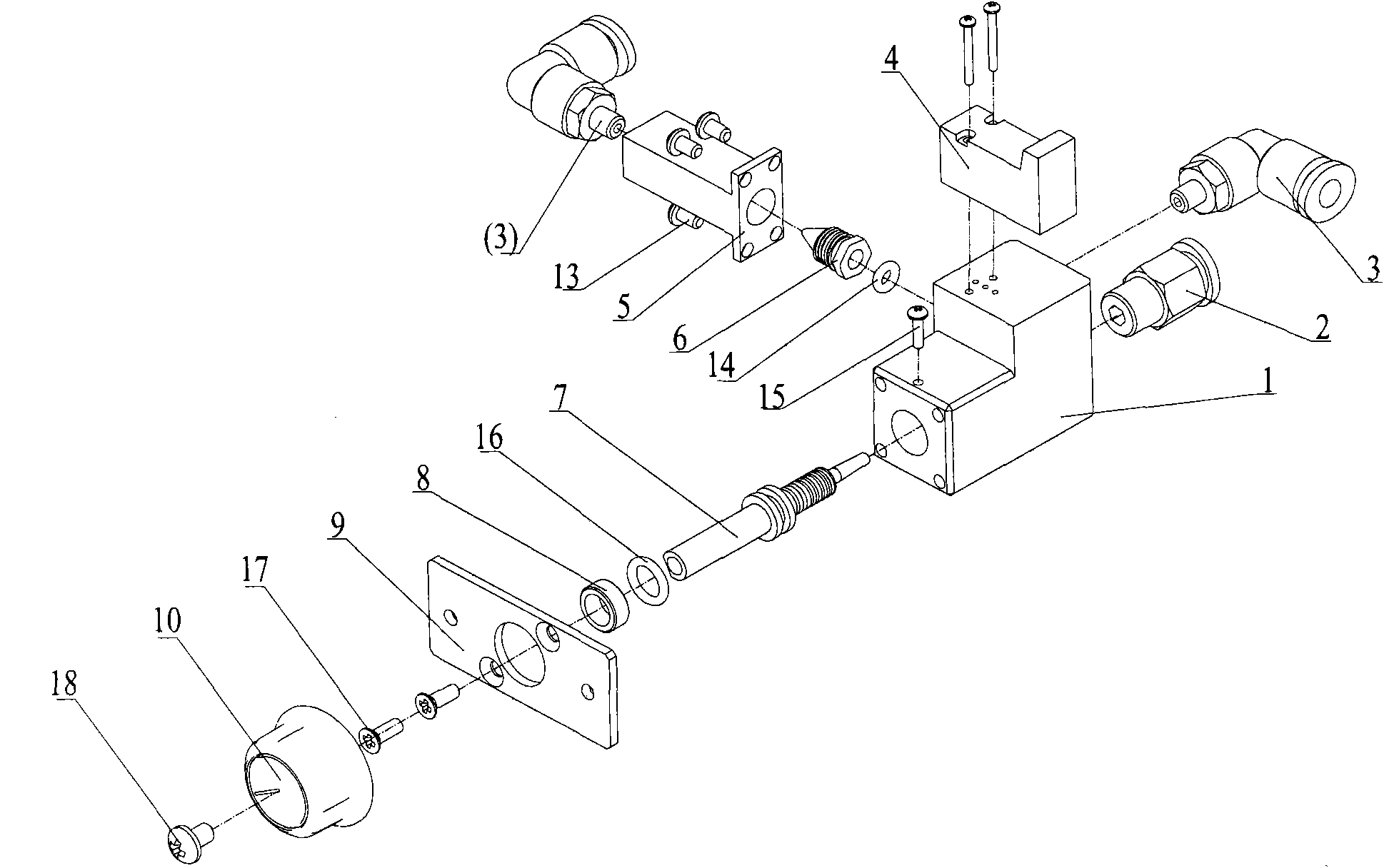 PEEP (positive end expiratory pressure) valve and respirator with same