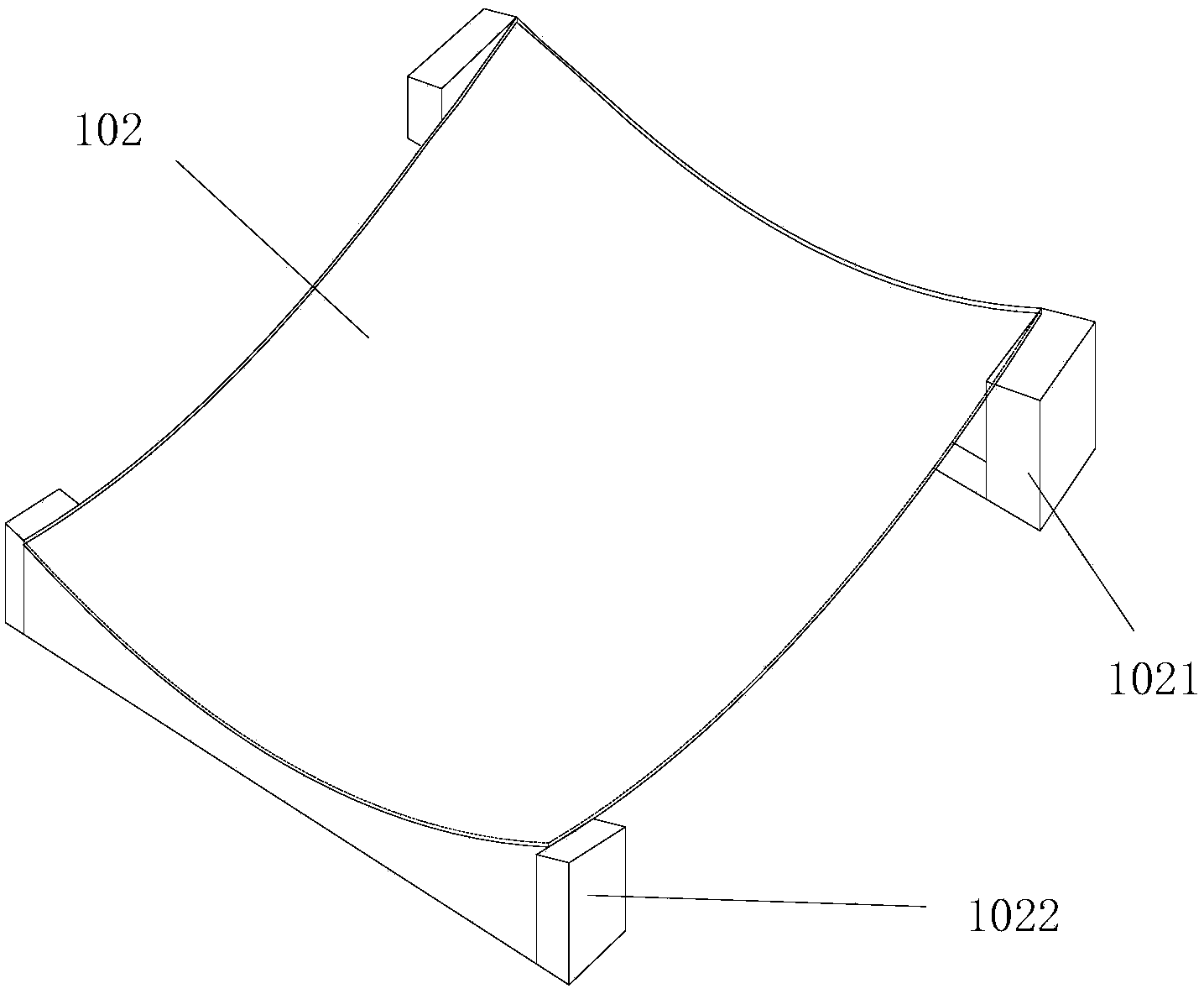 Side type high-power condensing solar module