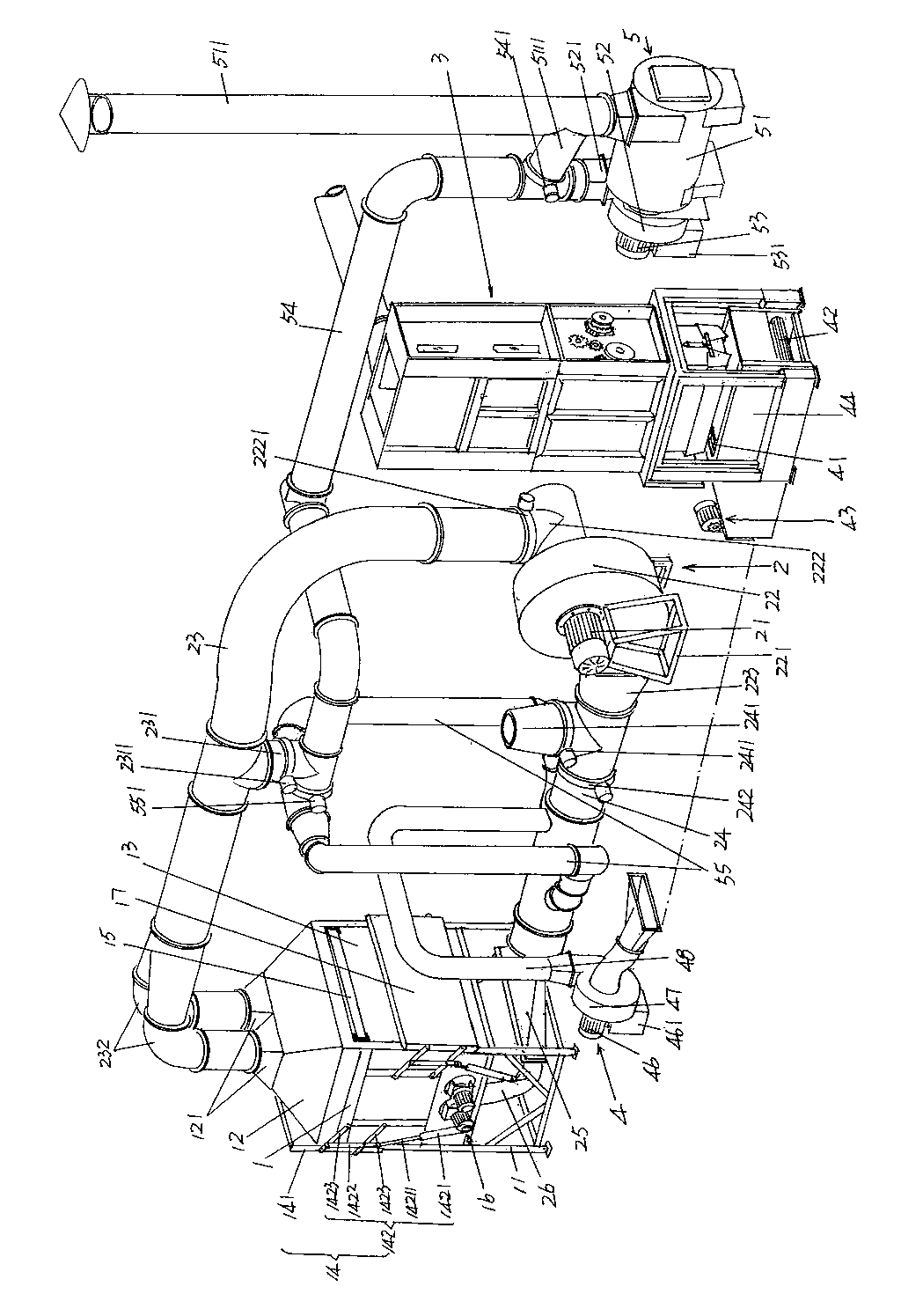 Automotive upholstery pre-forming machine by using airflow filling method