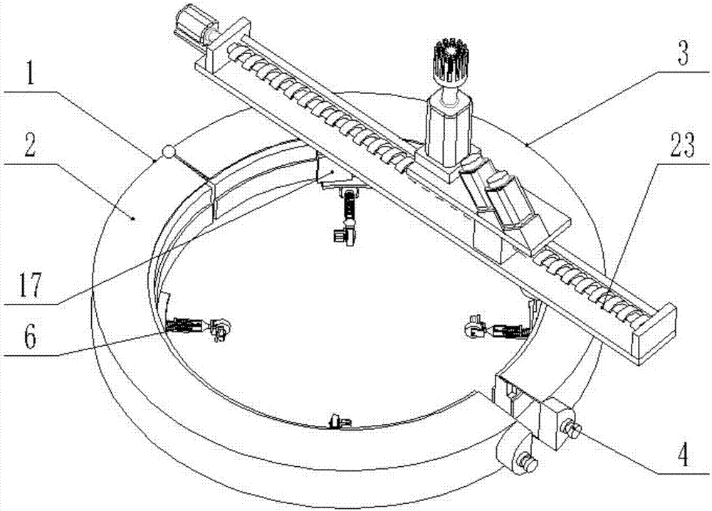 A telegraph pole nest removing apparatus